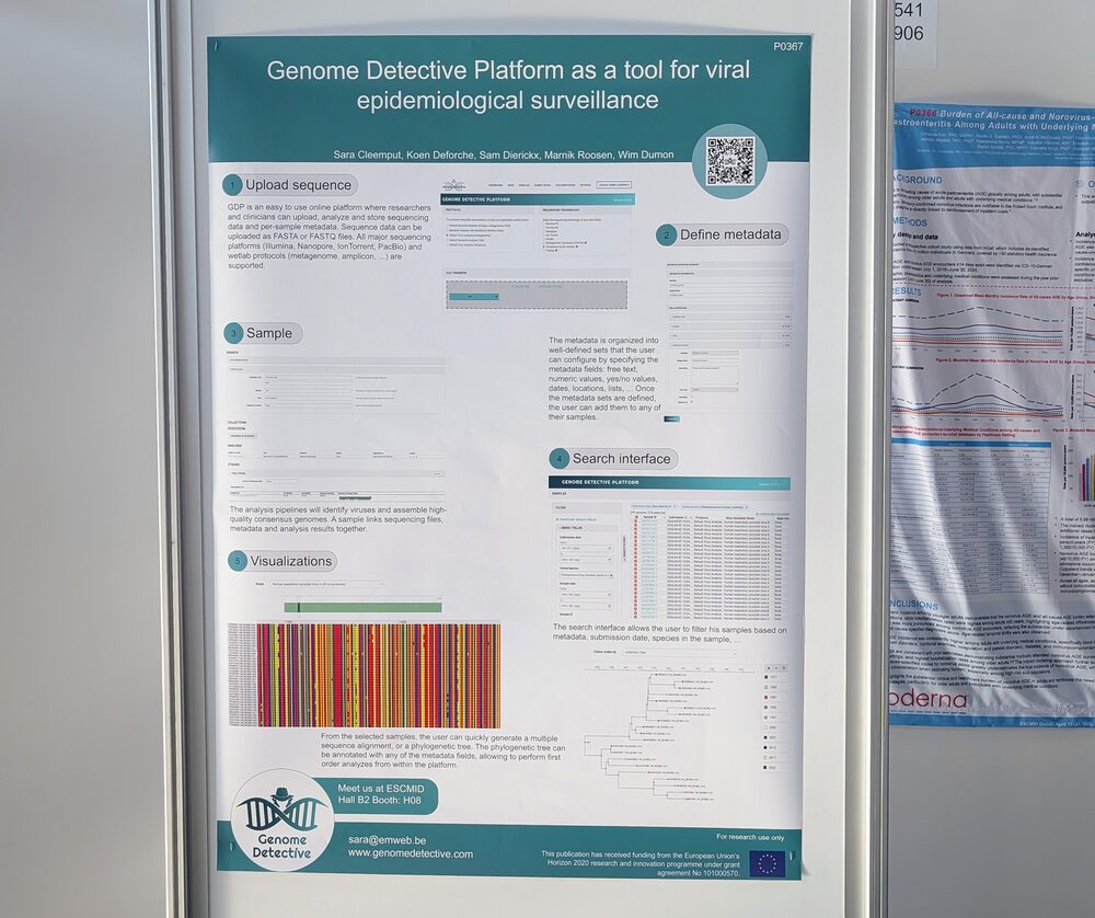 Sara Cleemput poster at ESCMID Global 2026